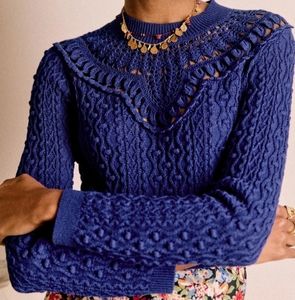 NWT - Sezane Alessandro Jumper Size M - Electric Blue